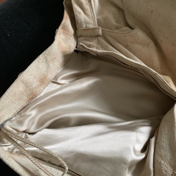 Vintage suede fully lined straight leg pants - Picture 10 of 12